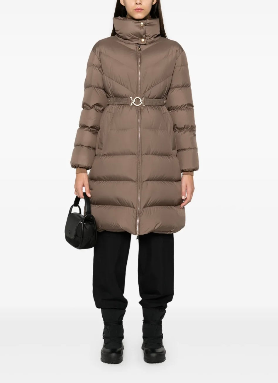 GUBBINO MONCLER DONNA LUNGO FANGO
