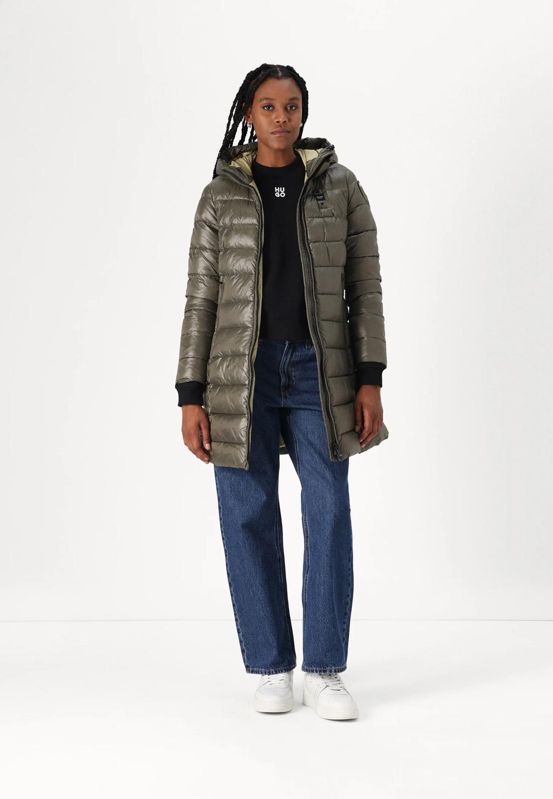 GIUBBINO BLAUER LUNGO DONNA VERDE SCURO