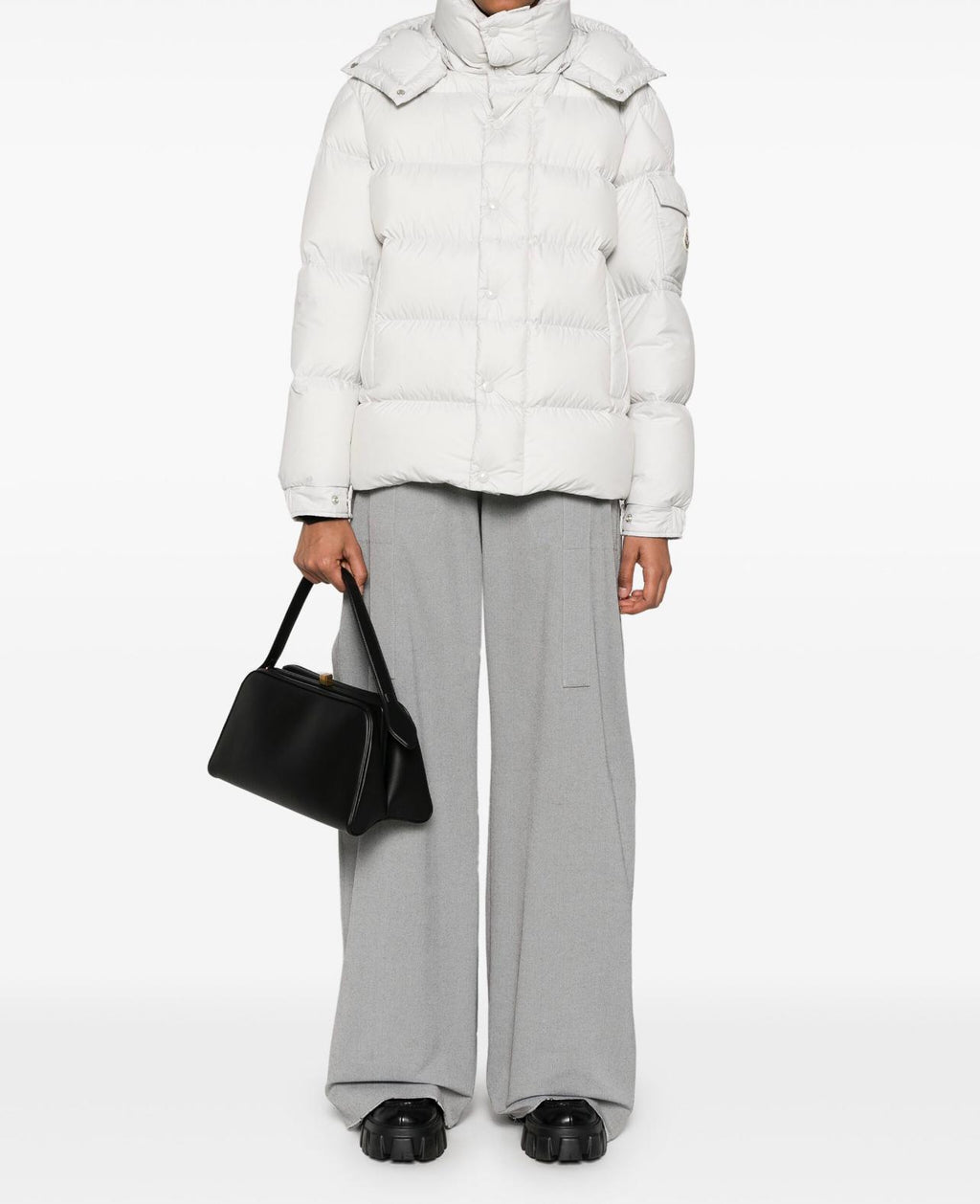 GIUBBINO MONCLER DONNA BIANCO