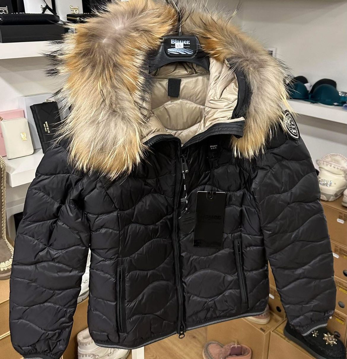 GIUBBINO BLAUER DONNA CON PELLICCIA